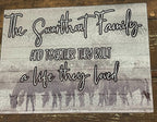 County Family Personalized Glass Cutting Board | Personalized Glass Cutting Board | Cutting Boards | Cutting Board Personalized