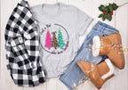 Leopard Christmas Trees T-Shirt, Just a Girl Who Loves Christmas