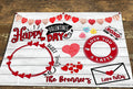 Valentine's Day Personalized Sweet Tray | Valentines Sweet Plate | Glass Cutting Board | Cutting Boards | Cutting Board Personalized