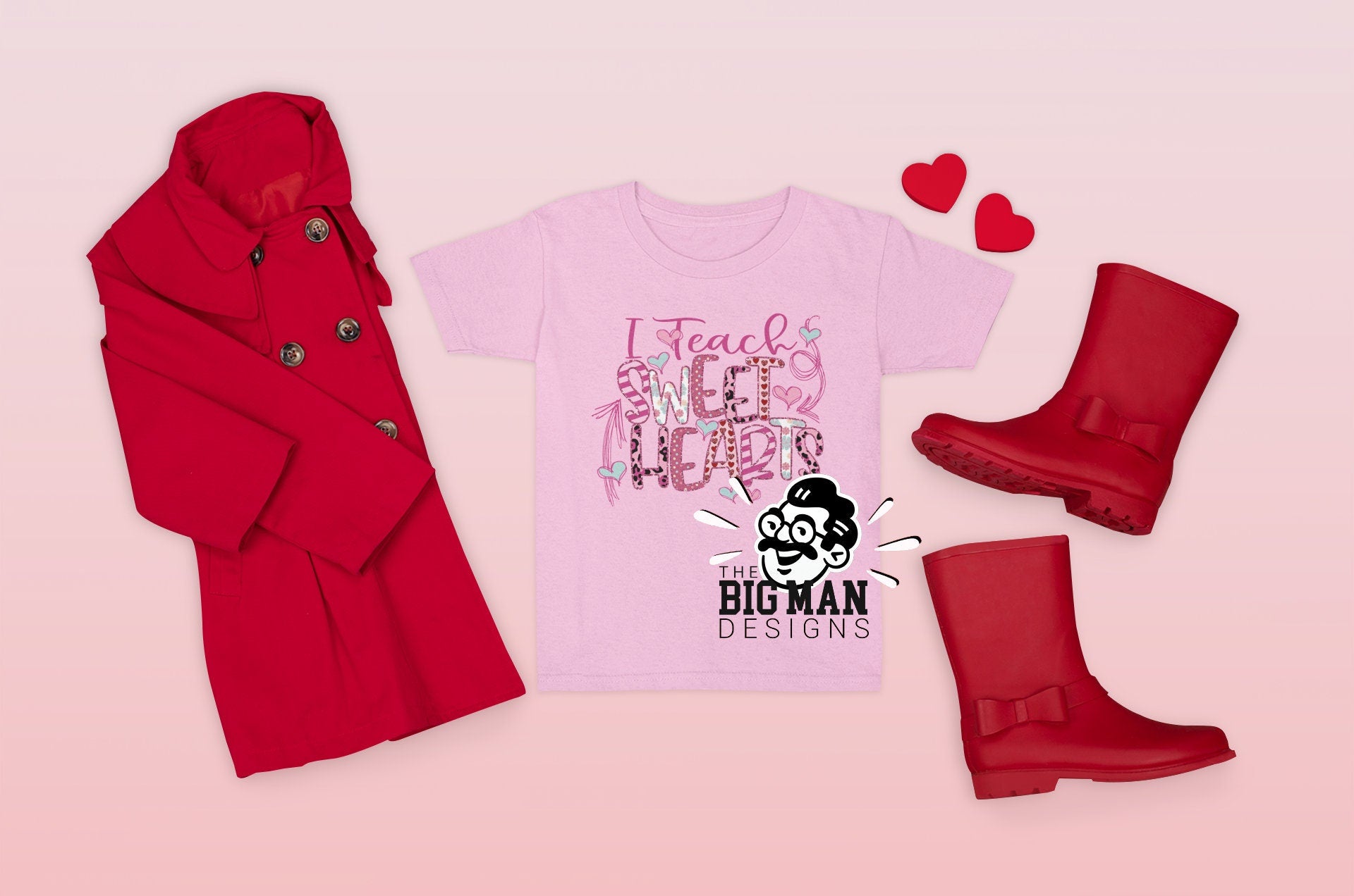 I Teach Sweethearts Valentines Day T-Shirt | Teacher Valentine Shirt