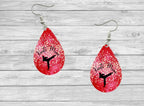 Karate Mom Earrings, Martial Arts Jewelry, Karate Gifts, Martial Arts Gifts, Black Belt, Kung Fu, Tai Kwan Do, Jiu Jitsu, MMA