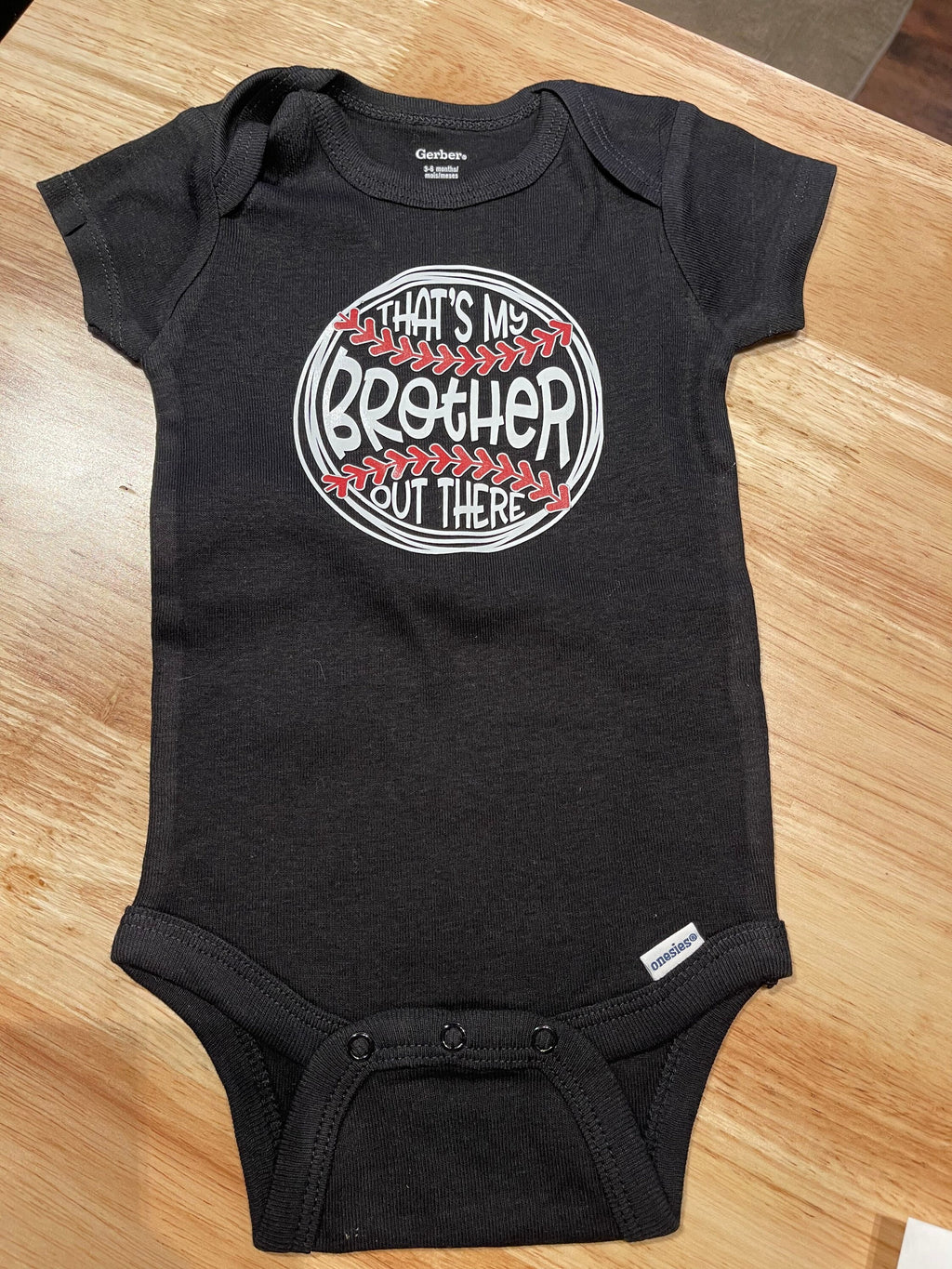 That's my Uncle Out there Baseball Baby Bodysuit/ Onesie / baby girl baseball outfit/ baby boy baseball outfit