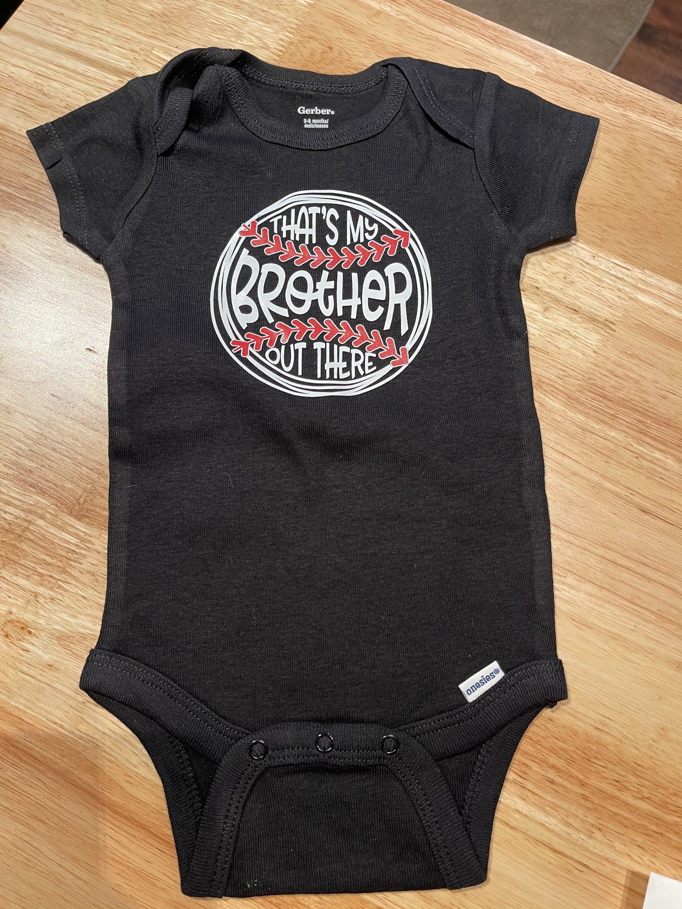 That's my Uncle Out there Baseball Baby Bodysuit/ Onesie / baby girl baseball outfit/ baby boy baseball outfit