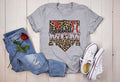 Baseball Mom T-Shirt | Leopard Print, Sublimation Design