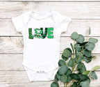 LOVE St. Patrick's Day 2 Baby Bodysuit/ Onesie