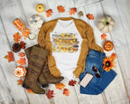 Happy Fall - 2 Designs- Thanksgiving Woman's Fall Shirt