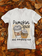 Pumpkin spice and Talk Turkey Woman's Fall Shirt