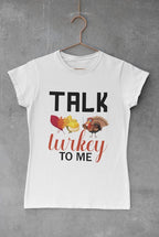 Pumpkin spice and Talk Turkey Woman's Fall Shirt