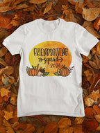 Friendsgiving Squad Thanksgiving Woman's Fall Shirt