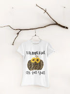 Thankful It’s Fall Y’all - Leopard Pumpkin & Sunflowers T-Shirt

🍂 Welcome Autumn in Style! 🍂

Celebrate the cozy vibes of fall with our "Thankful It’s Fall Y’all" t-shirt! This charming design features a trendy leopard-print pumpkin adorned with vibrant sunflowers, making it the perfect addition to your autumn wardrobe. Ideal for pumpkin patch visits, Thanksgiving gatherings, or simply enjoying a crisp fall day.
