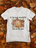 Fall Pumpkin Shirt, Most Wonderful Time of the Year Tee