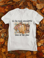 Fall Pumpkin Shirt, Most Wonderful Time of the Year Tee