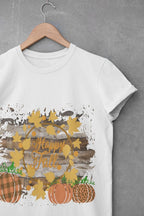 Happy Fall - 2 Designs- Thanksgiving Woman's Fall Shirt