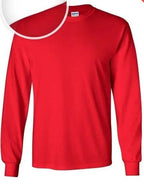 Merry Christmas Santa Sleigh Long Sleeve Cotton Shirt