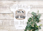 That's My Cousin Out There Football Baby Bodysuit