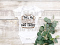 Baby Football Bodysuit - That's My Uncle Out There Onesie for Boys & Girls