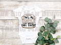 Baby Football Bodysuit - That's My Uncle Out There Onesie for Boys & Girls