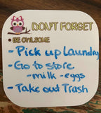 Daily Reusable Dry Erase Notes | Reusable Note | Dry Erase Note | Magnetic Note | Daily Reusable Note