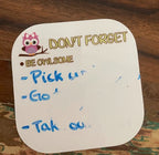 Funny Daily Reusable Dry Erase Notes | Reusable Note | Dry Erase Note | Magnetic Note | Daily Reusable Note