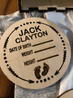 Wooden Monthly Milestone Cards | baby month signs | baby monthly milestone | baby monthly milestone markers | monthly milestone cards