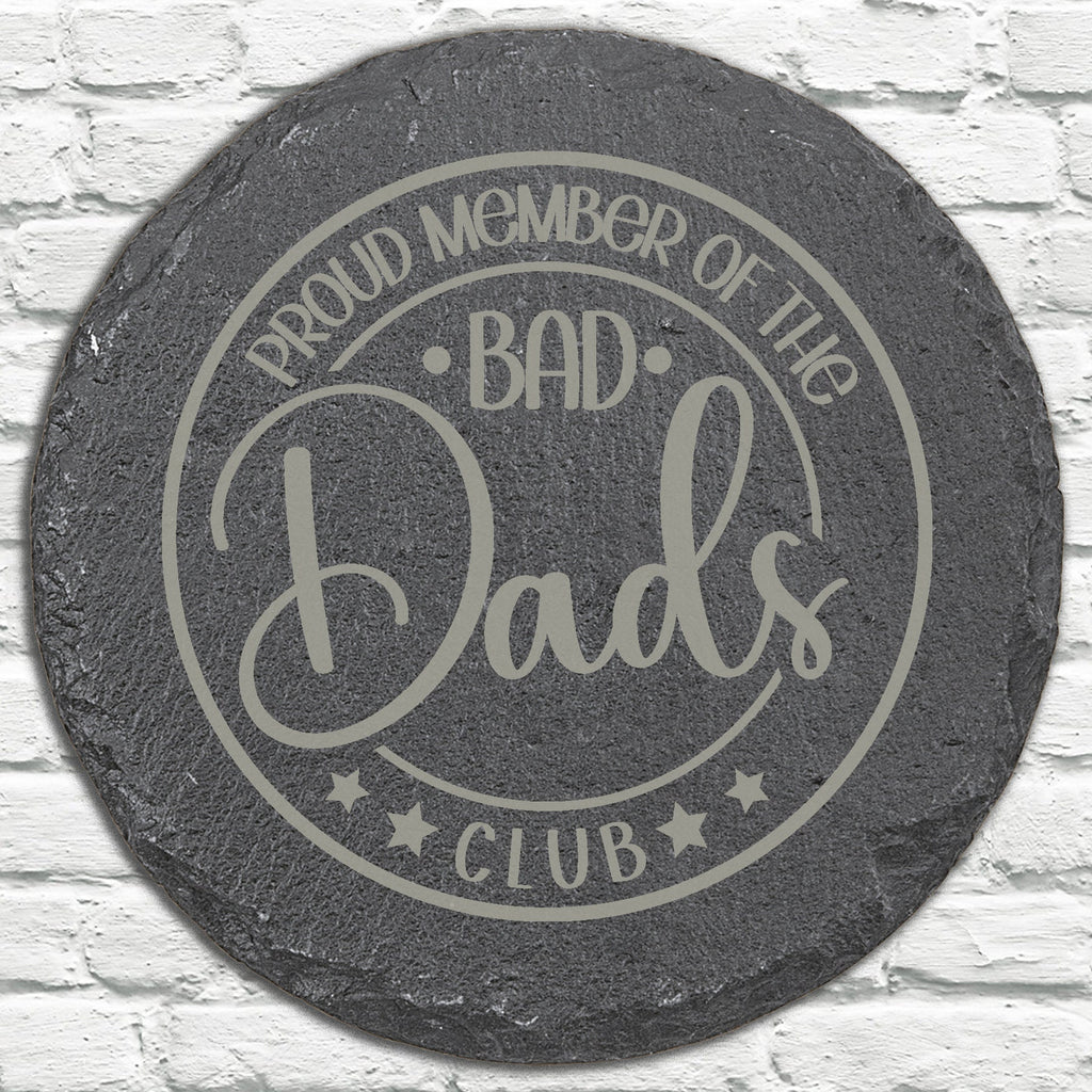 Personalized Stone Coasters | Father's Day Gifts | Custom Slate Coasters | Drink Coaster | Table Coaster | Gift for Dad