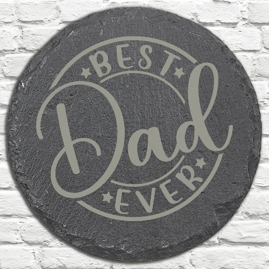 Personalized Stone Coasters | Father's Day Gifts | Custom Slate Coasters | Drink Coaster | Table Coaster | Gift for Dad