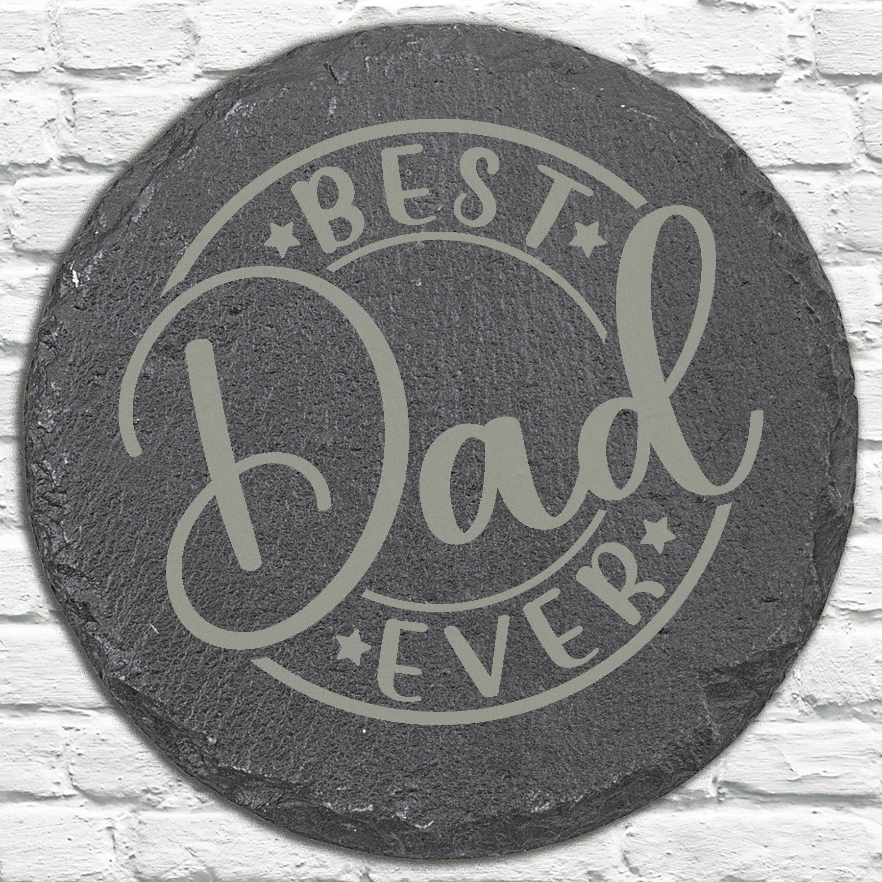 Personalized Stone Coasters | Father's Day Gifts | Custom Slate Coasters | Drink Coaster | Table Coaster | Gift for Dad