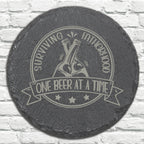 Personalized Stone Coasters | Father's Day Gifts | Custom Slate Coasters | Drink Coaster | Table Coaster | Gift for Dad