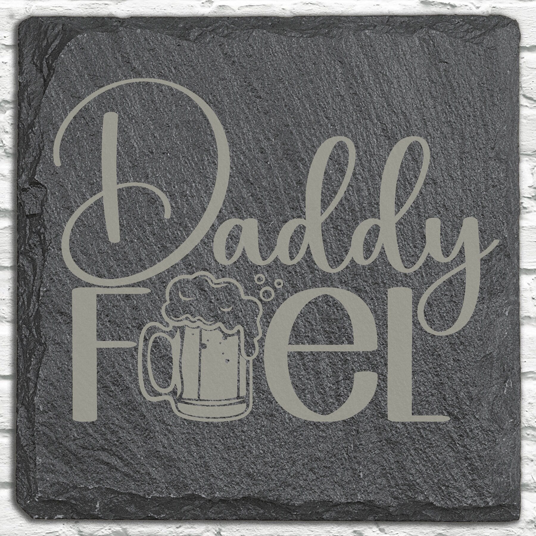 Personalized Stone Coasters | Father's Day Gifts | Custom Slate Coasters | Drink Coaster | Table Coaster | Gift for Dad