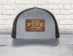 Pipe Whisperer Leather Patch Hat - Richardson 112 Snapback Trucker Hat | Plumber's Hat | Father's Day Hat | Patch Hat
