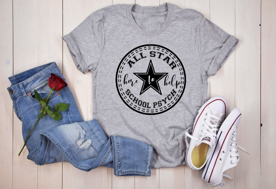 All Star School Psychologist | LSSP | Ed Diag | Diagnostician T-Shirt