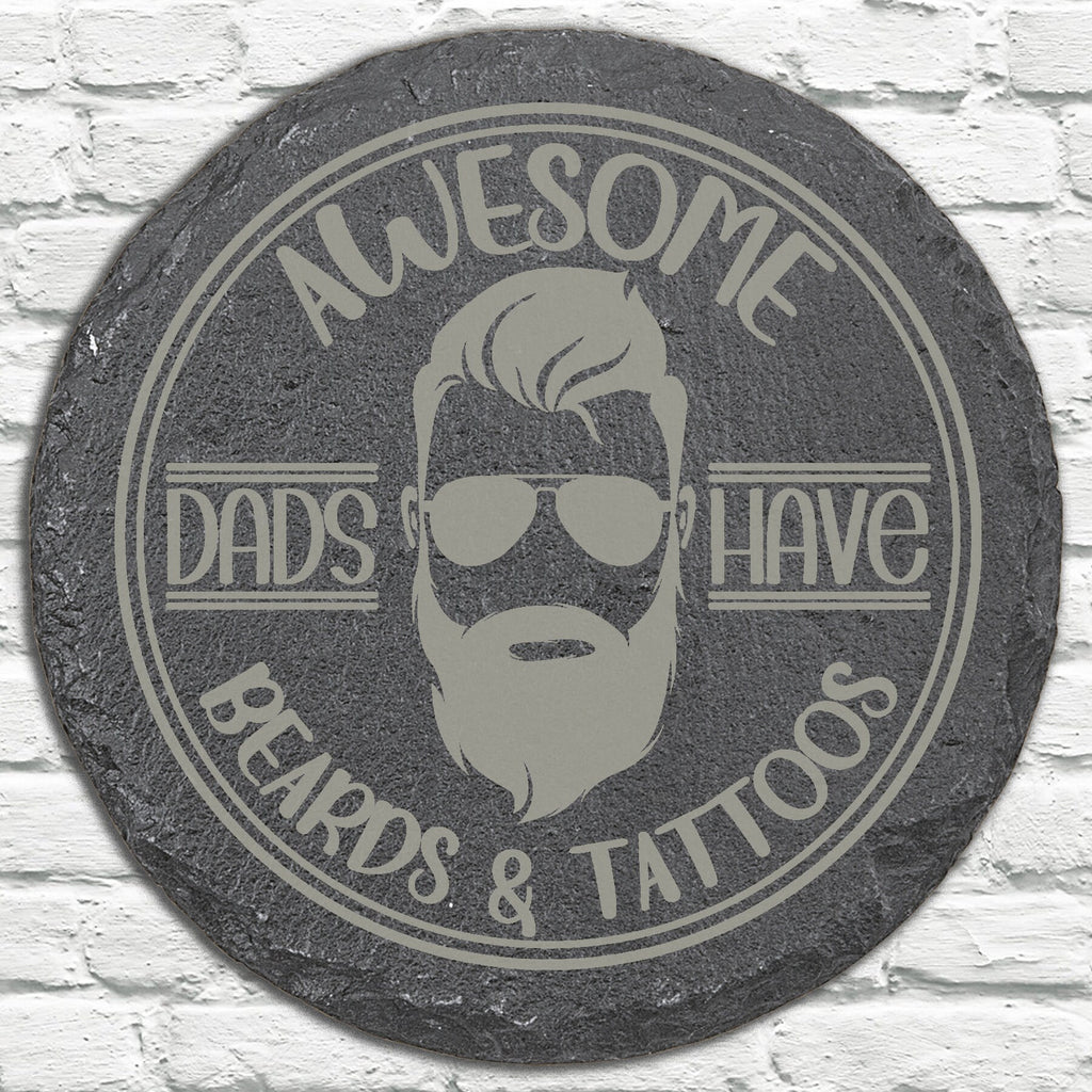Personalized Stone Coasters | Father's Day Gifts | Custom Slate Coasters | Drink Coaster | Table Coaster | Gift for Dad