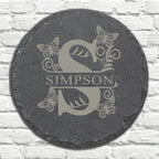 Personalized Stone Coasters | Father's Day Gifts | Custom Slate Coasters | Drink Coaster | Table Coaster | Gift for Dad