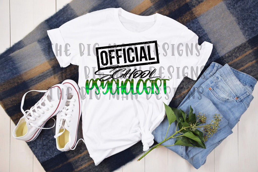 School Psychologist T-Shirt – Official Polyester Tee