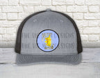 Shockingly Awesome Patch Hat - Richardson 112 Snapback Trucker Hat | Humorous Hat | Funny Hat | Patch Hat