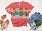 Colorful Speech Pathologist Wavy Repeated T-Shirt - Softstyle, Direct to Film Print