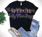 Speech Pathologist T-Shirt – Bold Speech Design, Softstyle Tee