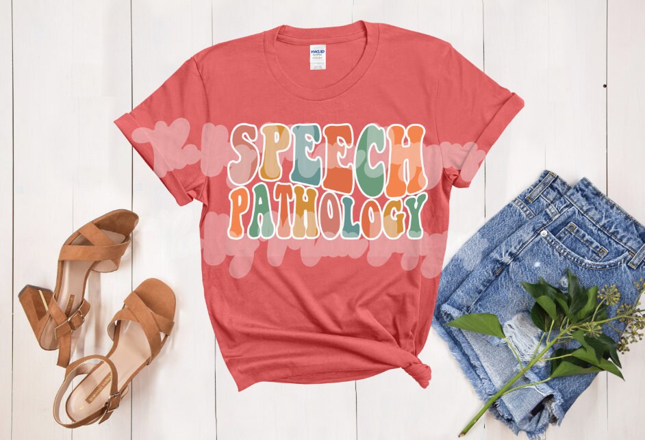 Groovy Speech Pathology T-Shirt - Softstyle Direct to Film - Customizable