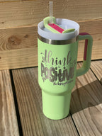 ACOTAR Personalized 40 oz Stainless Steel Tumbler with Handle, Lid, and Straw | Stanley Dupe