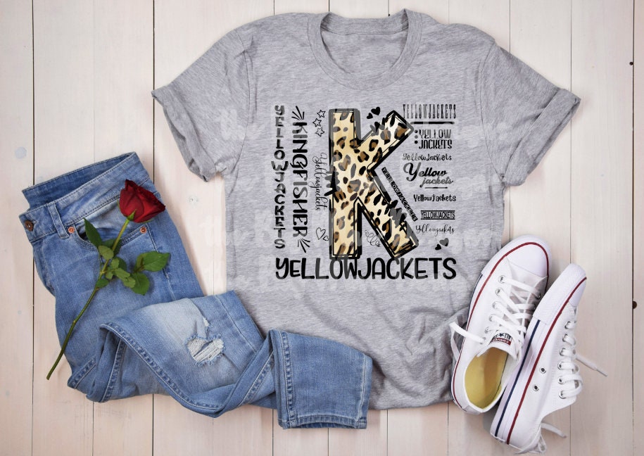 Support the Kingfisher Yellowjackets with this super soft, high-quality t-shirt! Perfect for game days, school events, or everyday wear, this 100% cotton tee offers exceptional comfort with a classic unisex fit. The Direct to Film (DTF) print ensures a vibrant, long-lasting design that won’t crack or peel – and NO vinyl!