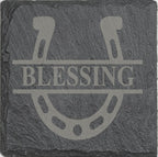 Personalized Stone Coasters | Father's Day Gifts | Custom Slate Coasters | Drink Coaster | Table Coaster | Gift for Dad