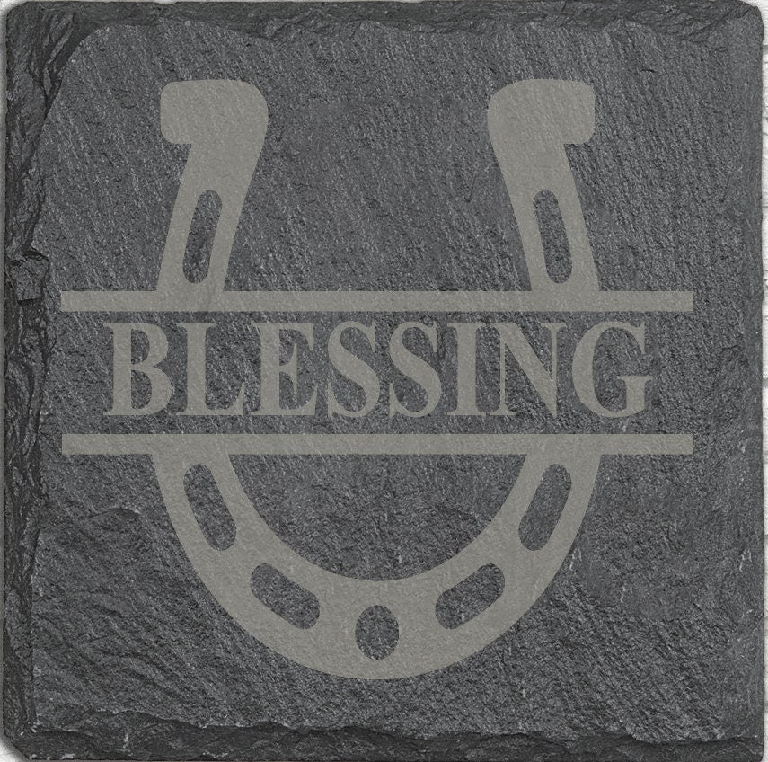 Personalized Stone Coasters | Father's Day Gifts | Custom Slate Coasters | Drink Coaster | Table Coaster | Gift for Dad