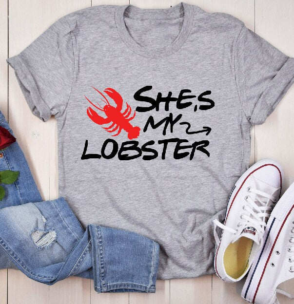 She's My Lobster Valentines Day T-Shirt | Unisex Fit