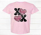 XOXO Disco Heart Valentine T-Shirt | Faux Glitter Design
