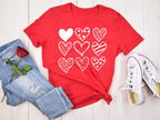 Doodle Hearts Valentine's Day T-Shirt
