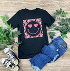 Retro Smiley Heart Valentines Day T-Shirt | Unisex Fit