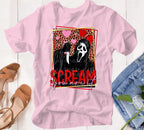 Scream Horror Valentines Day T-Shirt | Conversation Hearts Tee