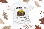 Thankful It’s Fall Y’all - Leopard Pumpkin & Sunflowers T-Shirt

🍂 Welcome Autumn in Style! 🍂

Celebrate the cozy vibes of fall with our "Thankful It’s Fall Y’all" t-shirt! This charming design features a trendy leopard-print pumpkin adorned with vibrant sunflowers, making it the perfect addition to your autumn wardrobe. Ideal for pumpkin patch visits, Thanksgiving gatherings, or simply enjoying a crisp fall day.