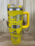 Friends TV Show Tumbler, Central Perk, Personalized Stainless Steel 40 oz Stanley Dupe