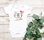 Hey Bubba Bubba Swing Brother Baseball Baby Bodysuit | Baseball Brother Onesie| baby girl baseball outfit | baby boy baseball outfit |sister
